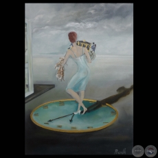 CENICIENTA - Óleo de ELISABETH BARTH